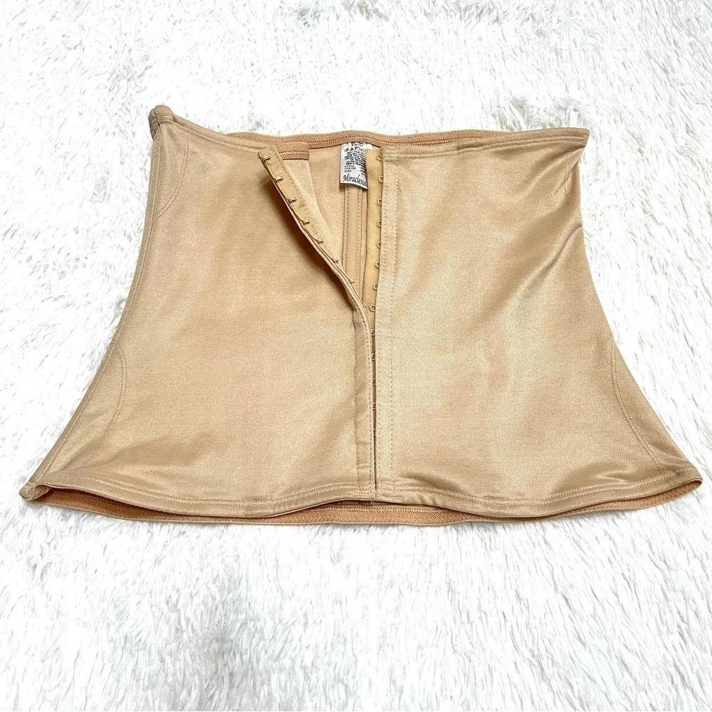 MIRACLESUIT Inches Off Waist Cincher Medium Beige/Nude Shapewear, Size XL